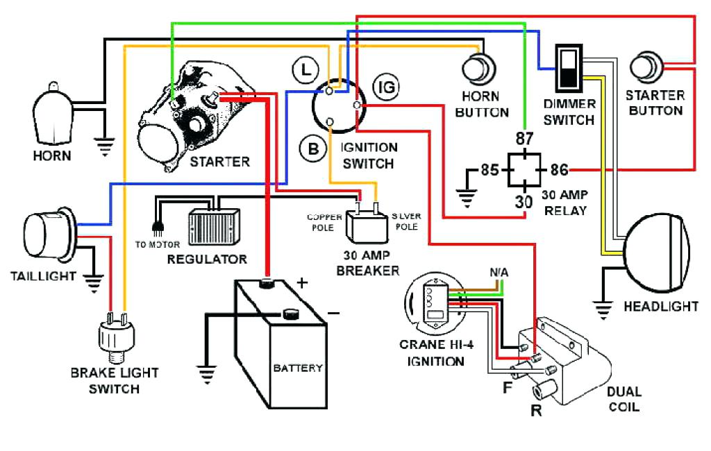 Tìm hiểu về sơ đồ hệ thống điện xe máy Honda